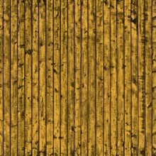 Rustic yellow painted wooden boards creating a vertical textured background, ideal for design