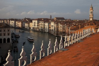 Italy Venice Canal Grande -85 View from the roof of the Fondaco dei Tedeschi right Campanile of