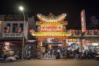 Portal to Mijie Guang'an Temple, Minzu Road, West Central District, Tainan, Taiwan