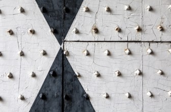 Detail of a medieval castle gate