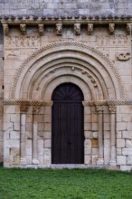 Hermitage of San Pedro de Tejada, western doorway, Romanesque hermitage, Puente-Arenas, the