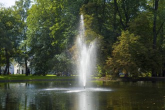 Fountain in the castle park, Oslo, Norway