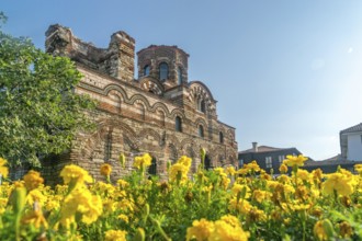Church of Christ Pantocrator in Nessebar ancient city. Nesebar, Nesebr is a UNESCO World Heritage