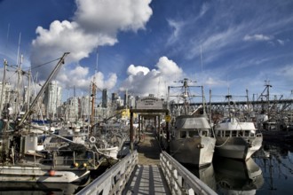 Vancouver Skyline Canada dwntown west end Granville Island