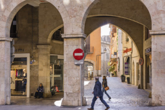 Sant Gaieta street, Palma, Mallorca, Balearic islands, spain