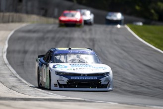 AJ Allmedinger drives on track during the Road America 180 at Road America in Elkhart Lake WI