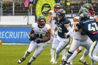 European League of Football, ELF/ Game: Barcelona Dragons at Stuttgart Surge on 18. Aug. 2024, in