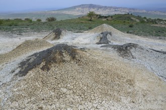 Mud volcanoes, volcano, mud, Georgia