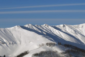 Mountain Range in winter. Mountain range in winter
