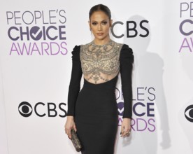 Jennifer Lopez at the People's Choice Awards 2017 held at the Microsoft Theater in Los Angeles, USA