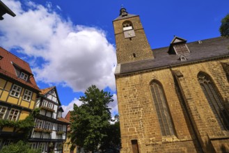 Quedlinburg city chuch in Harz of Germany
