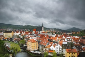 View of the Cesky Krumlov, Czech Republic Cesky Krumlov, Czech Republic