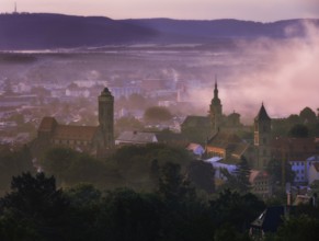 View over Bamberg (Franconia, Germany) at sunrise