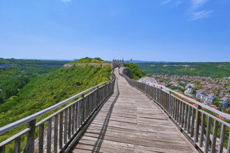 Wooden bridge to the Ovech Fortress, Bulgaria Provadia, Bulgaria