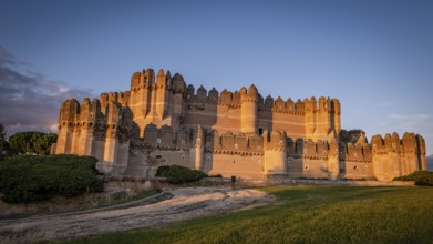 Coca castle, XV century, Gothic-Mudejar, Coca, Segovia province, Spain