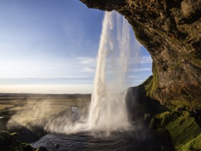 Seljalandsfoss waterfall, South Iceland, Iceland