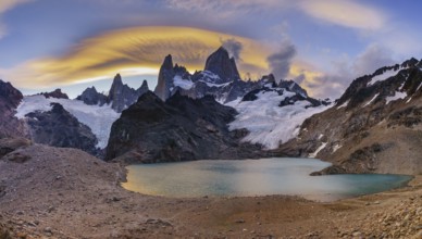 Monte Fitz Roy, Cerro Chaltén -, 3405 metros, laguna de los Tres, parque nacional Los Glaciares,
