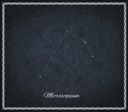 Microscopium star constellation, Night sky, Cluster of stars, Deep space, Microscope constellation