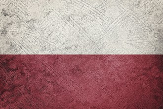 Grunge Poland flag. Poland