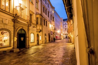 The old town centre in Linz, Upper Austria, Austria