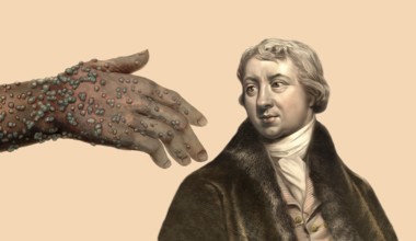 Edward Jenner, 1749-1823, English physician and scientist, digitally restored