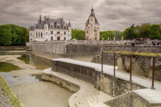 Schloss Chenonceau (Château de Chenonceau), ein malerisches Wasserschloss im französischen Ort