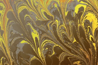 Ebru marble effect pattern design for print