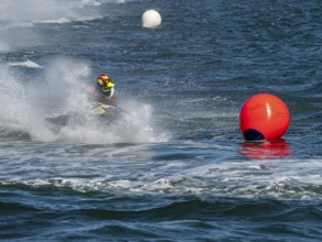 Olbia, Italy - September 16 - 20192 Aquabike world Championship gran prix of Italy