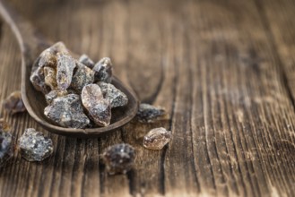 Brown Rock Candy (detailed close-up shot, selective focus)