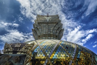 Grandris Bore and Macao cityscape. Shooting Location: Macao Special Administrative District