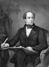 Thomas Moore (1779-1852) on engraving from 1873. Irish poet, singer, songwriter and entertainer.