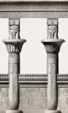 Vestibule of the Temple of Isis at Philae, Ancient Egypt