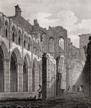 Holyrood Chapel, Edinburgh, Scotland, 17th century, Views in Edinburgh by J. & H. S. Storer
