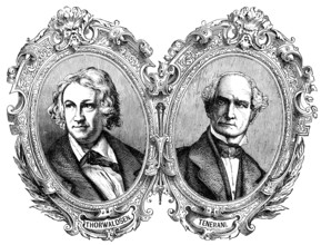 Bertel Thorvaldsen, Danish sculptor, Pietro Tenerani, Italian sculptor