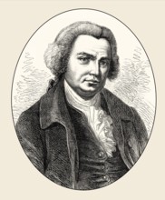 Portrait of John Smeaton, 1724, 1792, the English engineerfather of civil engineering