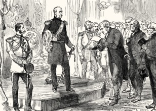Joseph Sturge meets Tzar Nicholas I in St Petersburg, 1854, trying to prevent the outbreak of the