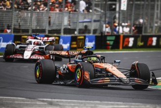 Lando Norris of Great Britain drives the McLaren Formula 1 Team MCL39 during third practice at