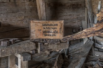 Impressions from a granary built around 1786. Mosen, Lucerne, Switzerland