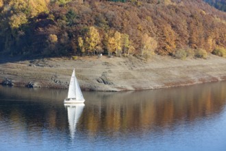 Biggetalsperre reservoir, Attendorn, North Rhine-Westphalia, Germany
