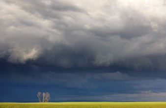 Storm Clouds Canada rural countryside Prairie Scene