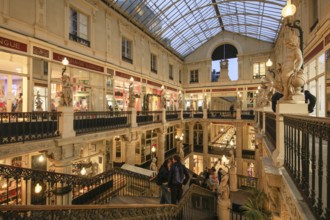 Historic shopping arcade Passage Pommeraye in the Graslin neighbourhood, Nantes, Loire-Atlantique