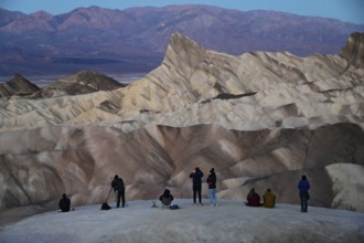 Sunrise at Zabriskie Point in Death Valley National Park, California, USA