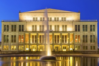 The main opera house in Leipzig, Germany