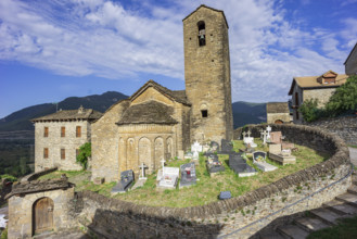 Romanesque church of San Martín de Oliván, Romanesque style around 1060, term of Biescas, Alto