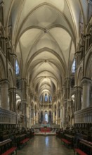 Canterbury, United Kingdom, 10 September, 2022: view of the Quire and the steps leading to the