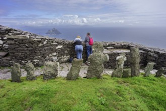 Monastery at the top, Skellig Michael island, Mainistir Fhionáin (St. Fionan?s Monastery), county