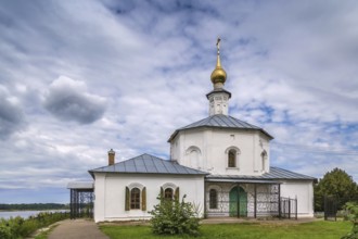 Church of Elijah the Prophet on the banks of the Volga, Russia