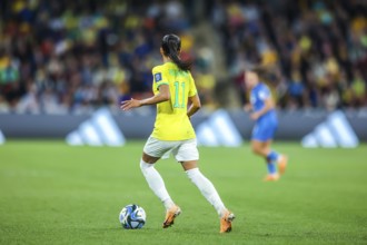 BRISBANE, AUSTRALIA, JULY 29: Brazil plays France at the FIFA Women's World Cup Australia New