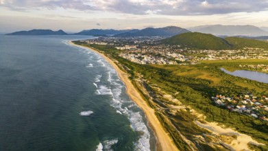 Florianópolis, Campeche beach during sunrise. Brazil. Rio Tavares neighborhood