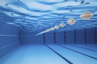 Underwater Empty Swimming Pool